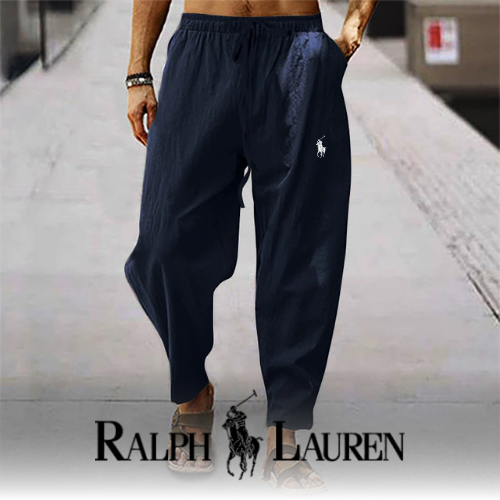 Pantaloni Estivi R&L in Misto Lino