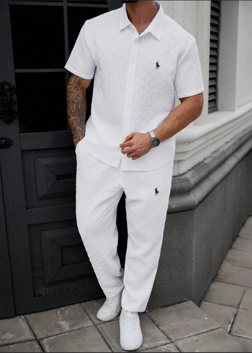 Set Estivo Ispirato a R&L – Camicia & Pantaloni
