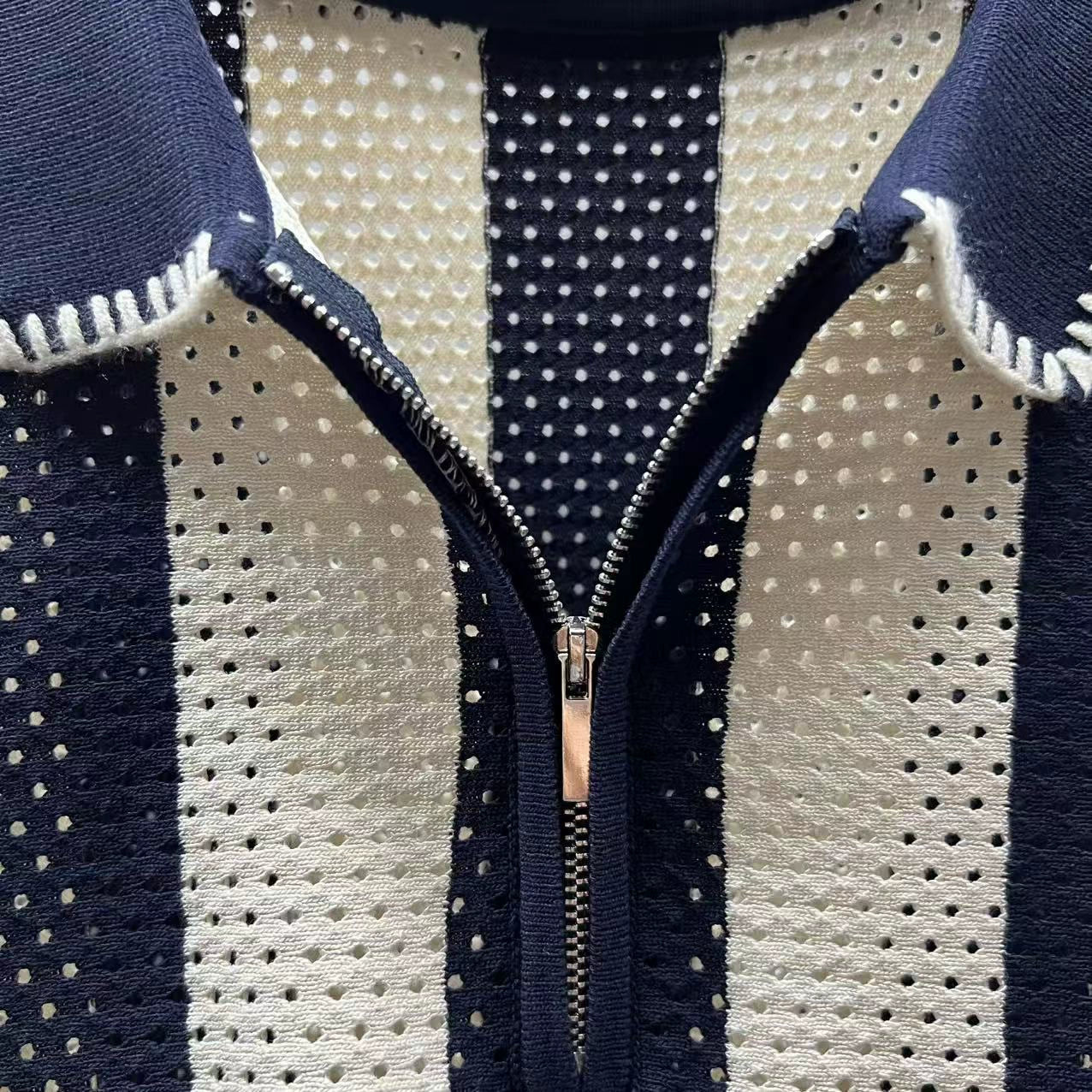 Polo Europea di Lusso con Mezza Zip