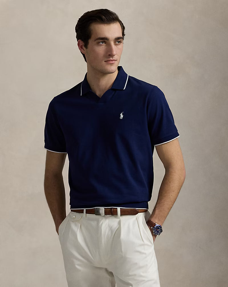 Camicia Polo R&L| Maglia Jacquard