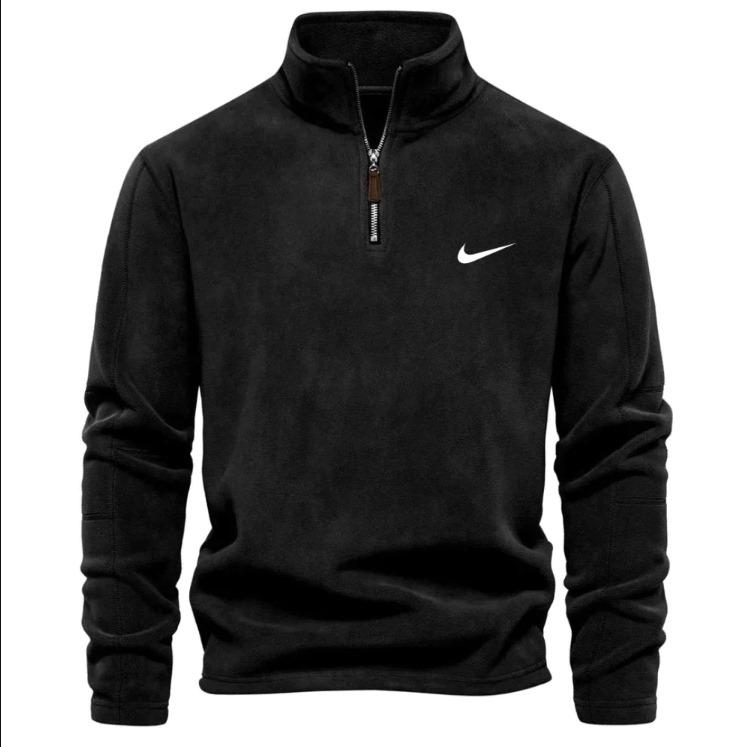 Felpa Premium con Mezza Zip