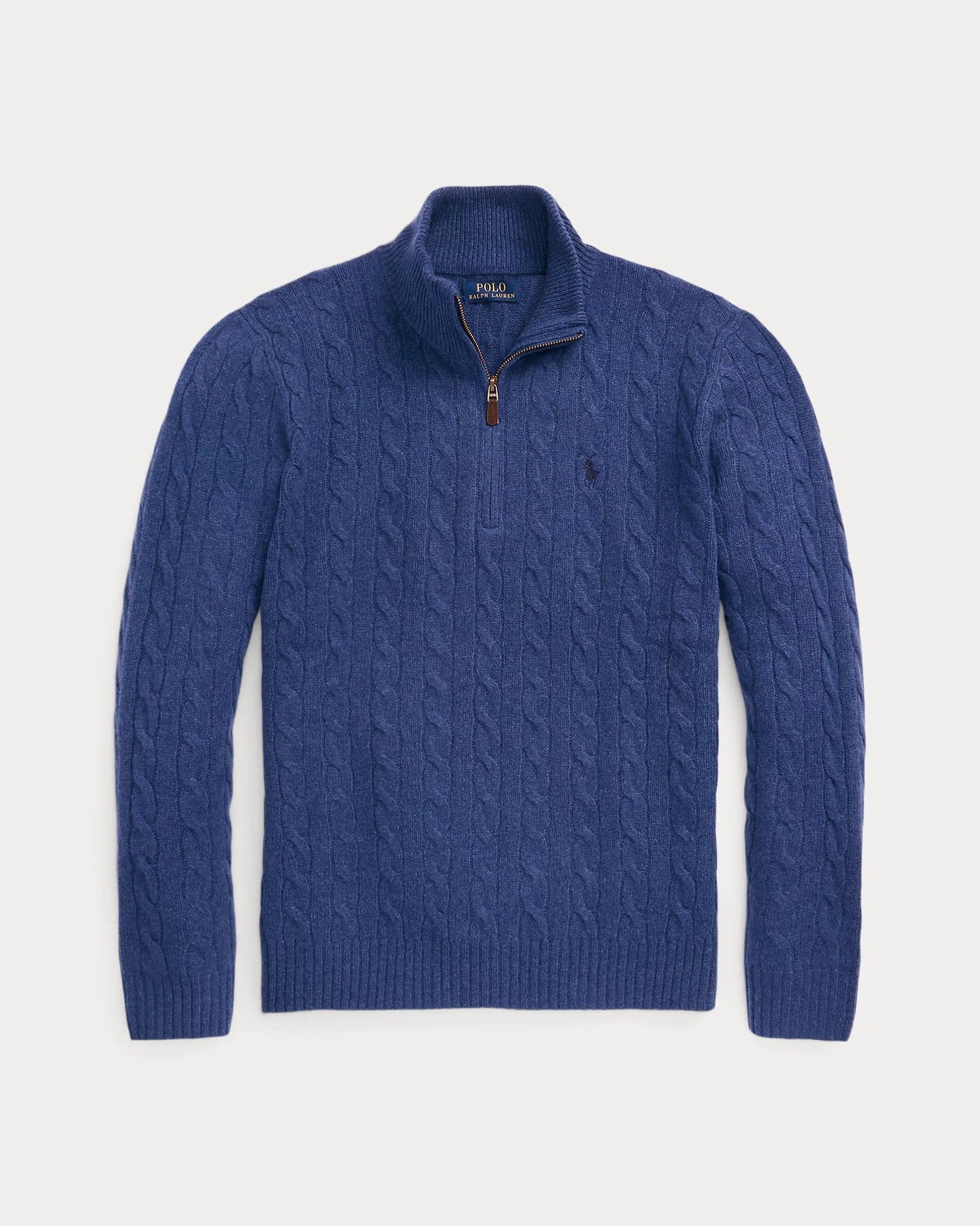 ᏒⅬ® Maglione a Treccia in Lana-Cashmere