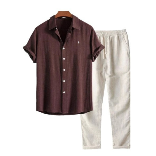 Set Casual Uomo Camicia + Pantaloni R&L