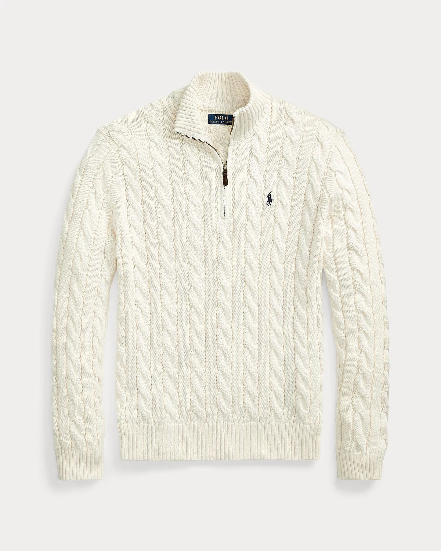 ᏒⅬ® Maglione a Treccia in Lana-Cashmere