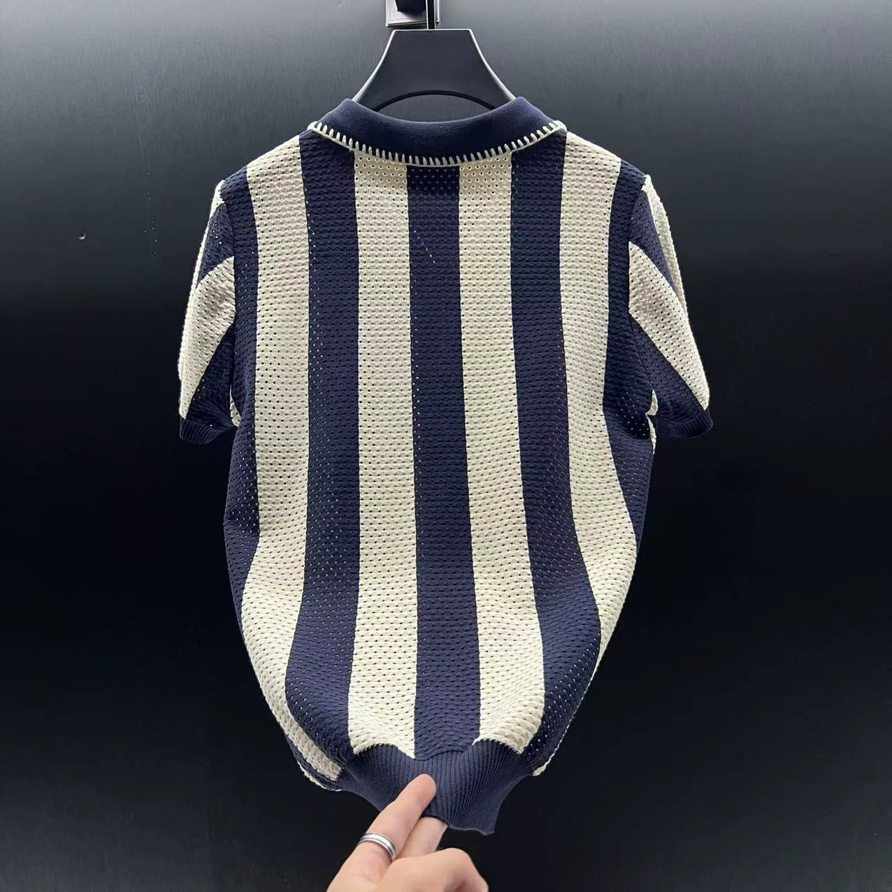 Polo Europea di Lusso con Mezza Zip