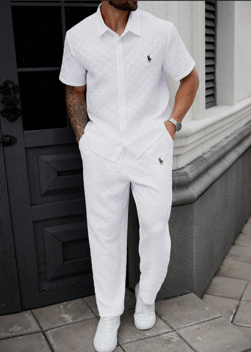Set Estivo Ispirato a R&L – Camicia & Pantaloni