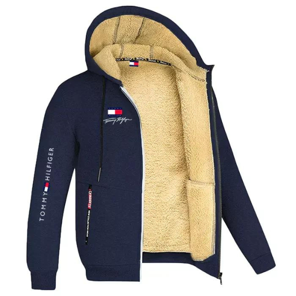 Cardigan con Cappuccio in Eco-Pelliccia