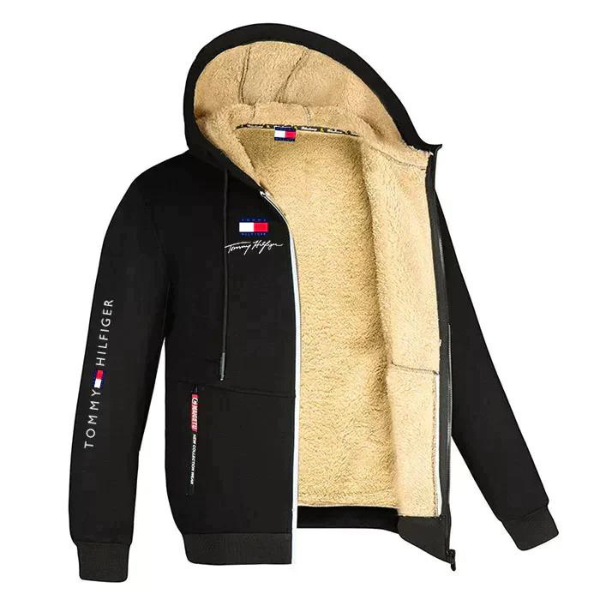 Cardigan con Cappuccio in Eco-Pelliccia