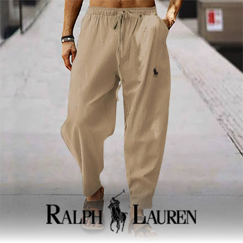 Pantaloni Estivi R&L in Misto Lino