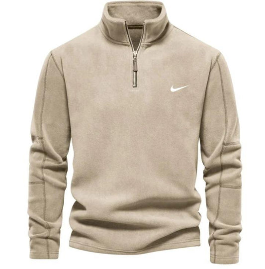 Felpa Premium con Mezza Zip