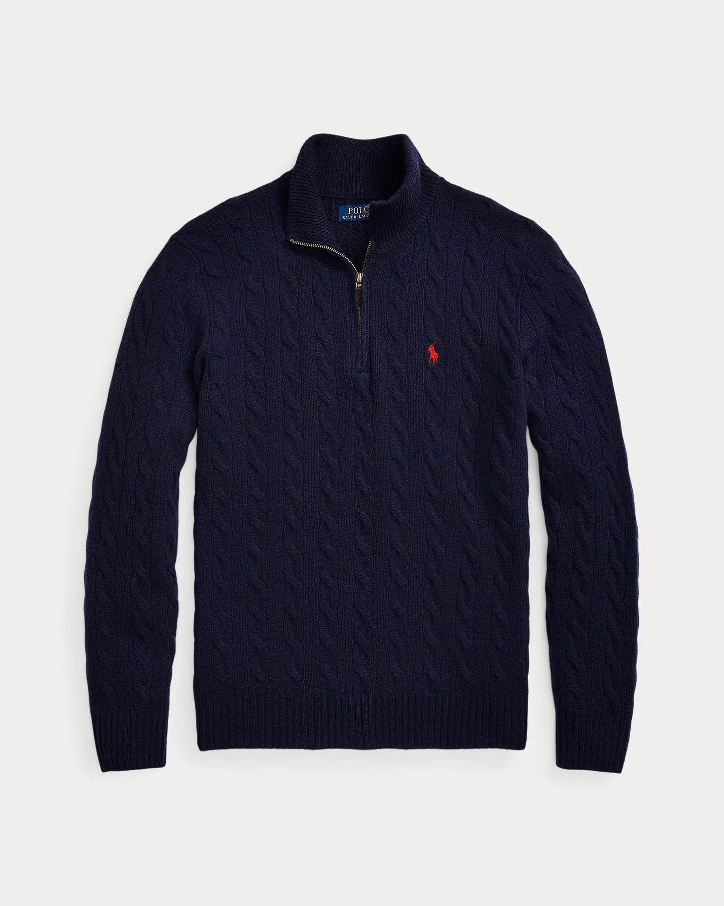 ᏒⅬ® Maglione a Treccia in Lana-Cashmere
