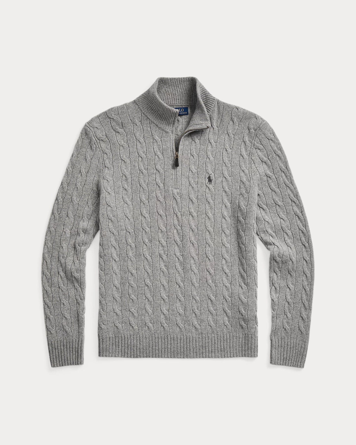 ᏒⅬ® Maglione a Treccia in Lana-Cashmere