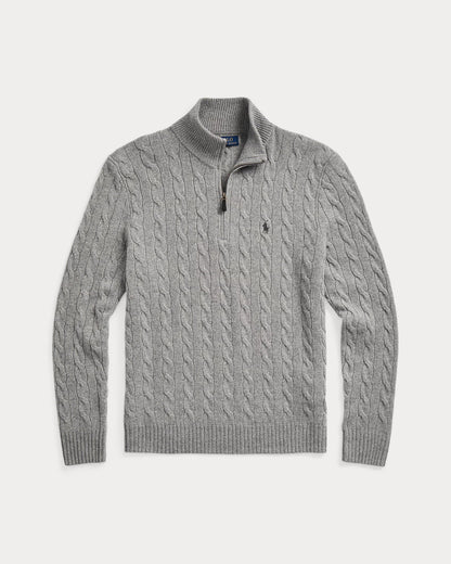 ᏒⅬ® Maglione a Treccia in Lana-Cashmere