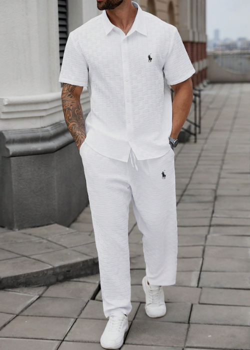 Set Estivo Ispirato a R&L – Camicia & Pantaloni