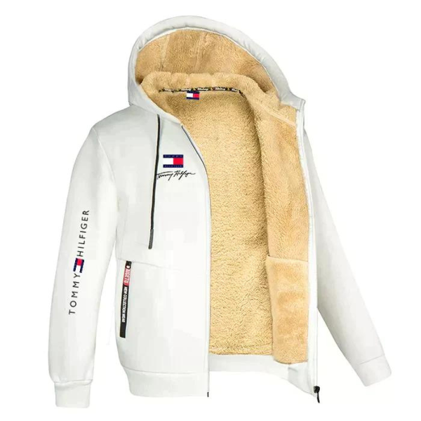 Cardigan con Cappuccio in Eco-Pelliccia