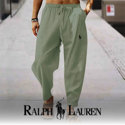 Pantaloni Estivi R&L in Misto Lino