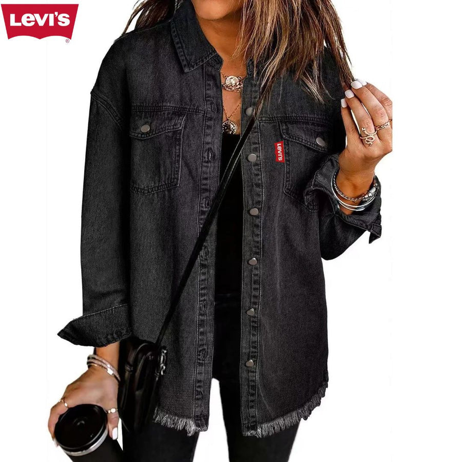 Camicia Giacca in Denim Oversize Donna